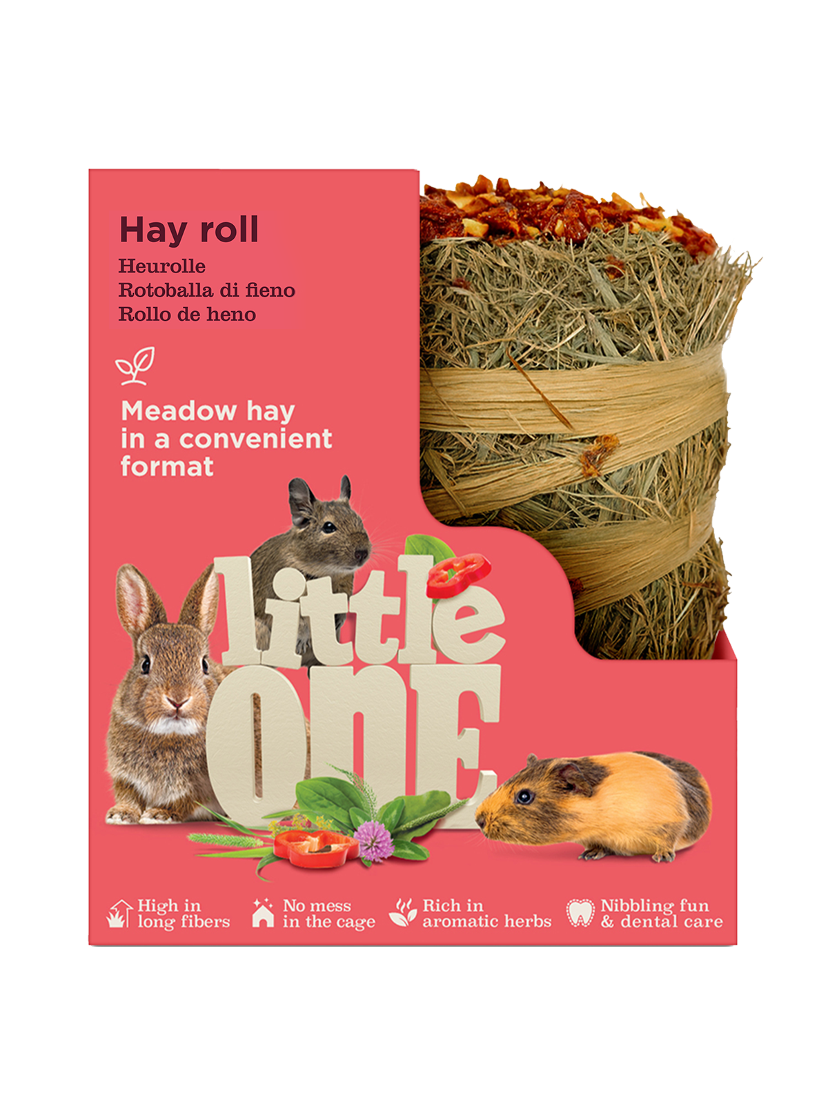 Little One Ролл из сена со сладким красным перцем