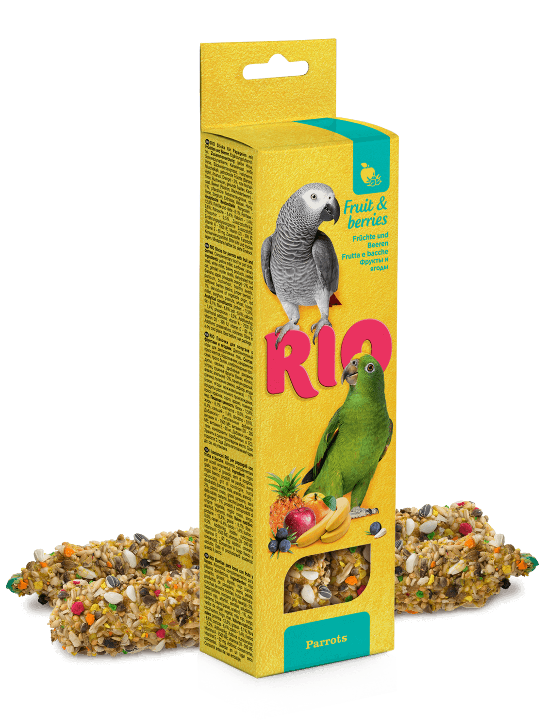 RIO палочки для попугаев с фруктами и ягодами
